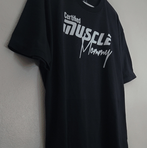 Muscle Mommy Pump Cover Gym Tee black - Picture 3 of 3